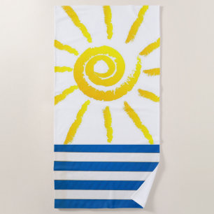 “Bright Sunshine” Beach Towel
