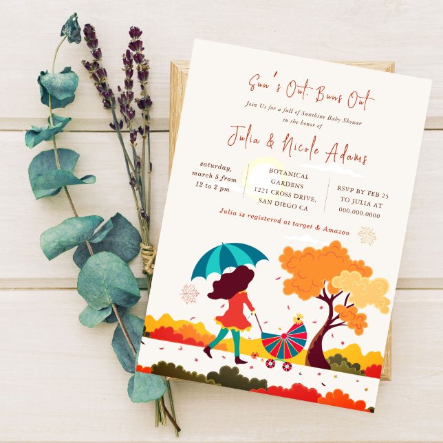 Bright Sunshine Cool Summer Baby Shower Invitation (Creator Uploaded)