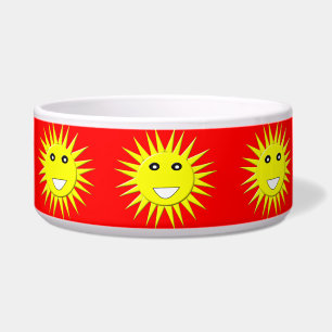 Bright Sunshine Dog Bowl