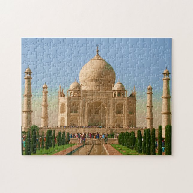 bright taj mahal jigsaw puzzle (Horizontal)