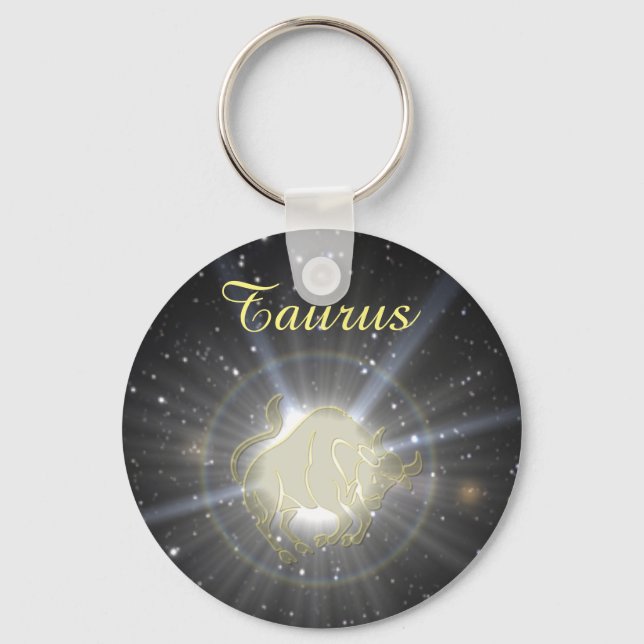 Bright Taurus Key Ring (Front)