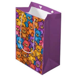 Bright Teddy Bears Gift Bag