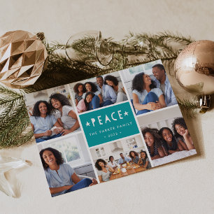 Bright Tidings   Holiday Photo Collage Card