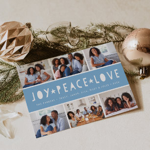 Bright Tidings   Holiday Photo Collage Card