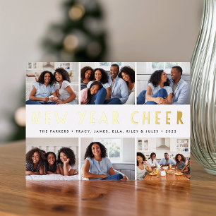 Bright Tidings   New Year Photo Collage