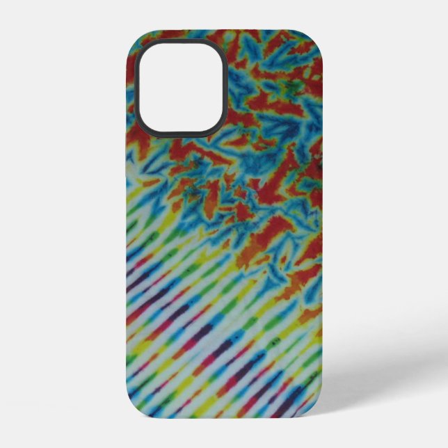 Bright Tie Dye iPhone Case (Back)