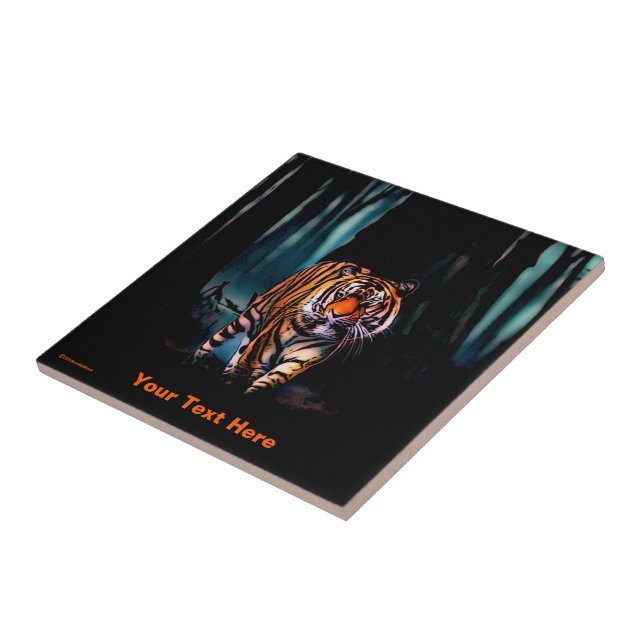 Bright Tiger Dark Forest Tile (Side)