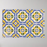 Bright tile pattern, Portugal