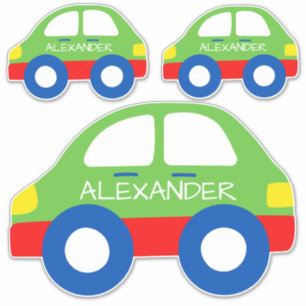 Bright Toy Cars Personalised
