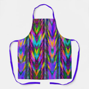 Bright tribal chevron apron