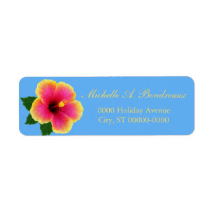 Bright Tropical Hibiscus Flower