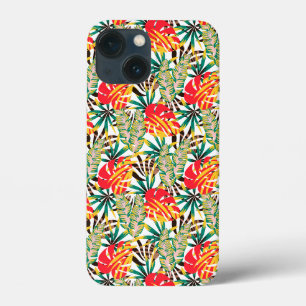 Bright Tropical Pattern iPhone 13 Mini Case