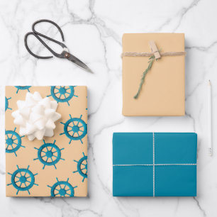 Bright True Orange Solid Colour Wrapping Paper Sheet
