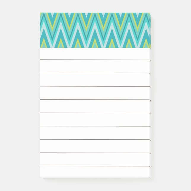 Bright Turquoise To Do List Post It Notes (Front)