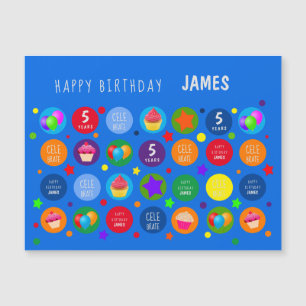 Bright, Vibrant & Colourful- Any Age Happy Birthda