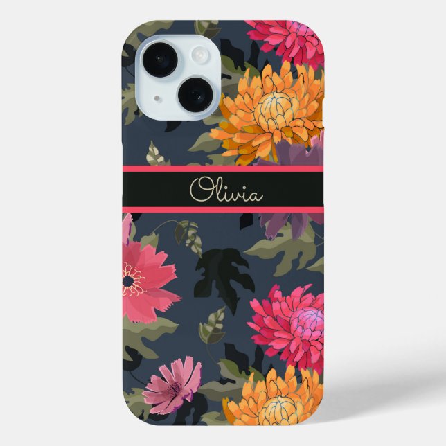 Bright Vintage Floral Case-Mate iPhone Case (Back)