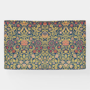 Bright Violet and Columbine (by William Morris) Banner