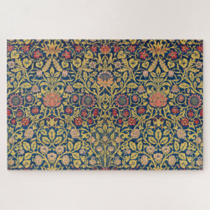Bright Violet and Columbine (by William Morris) Jigsaw Puzzle