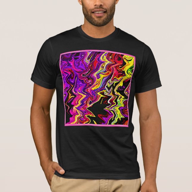 Bright Vivid Radiance Pattern T-Shirt (Front)