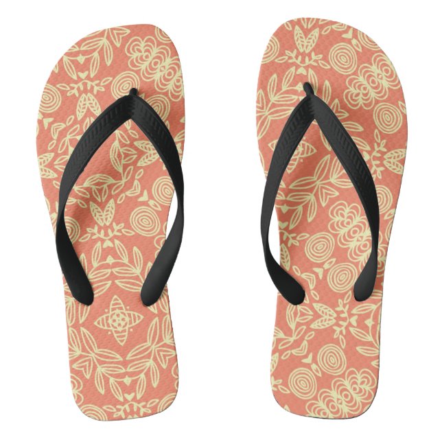 Bright warm background in vintage style. jandals (Footbed)