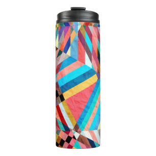 Bright Watercolor: Abstract Fantasy Background Thermal Tumbler