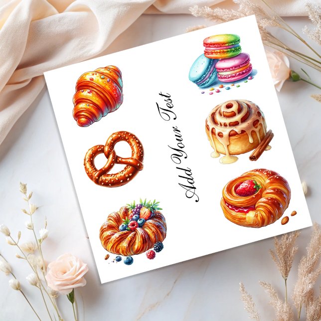 Bright Watercolor Bakery Pastry Set (Creator Uploaded)