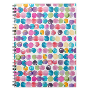 Bright Watercolor Splash Notebook