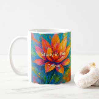 Bright Watercolour Art Modern Flower Coffee Mug