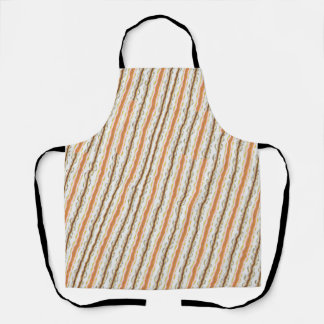 Bright wave pattern apron