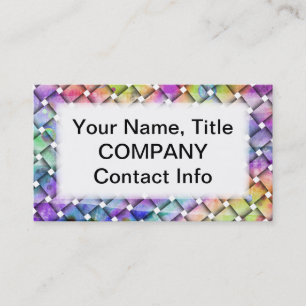 BRIGHT WEAVE Customisable BUSINESS CARD TEMPLATE