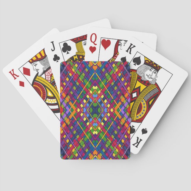 Bright Weave Playing Cards (Back)