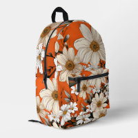 Bright White Daisies in Vibrant Orange