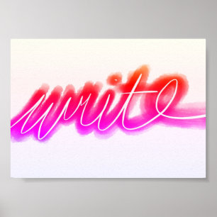 Bright Write Poster