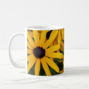 Bright Yellow Black Eyed Susan Floral Photograph Coffee Mug