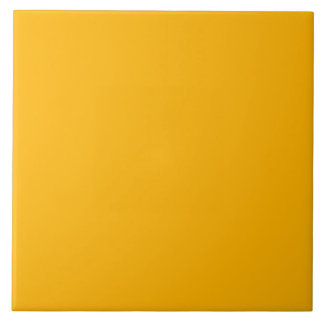 Bright Yellow Ceramic Tile. Tile