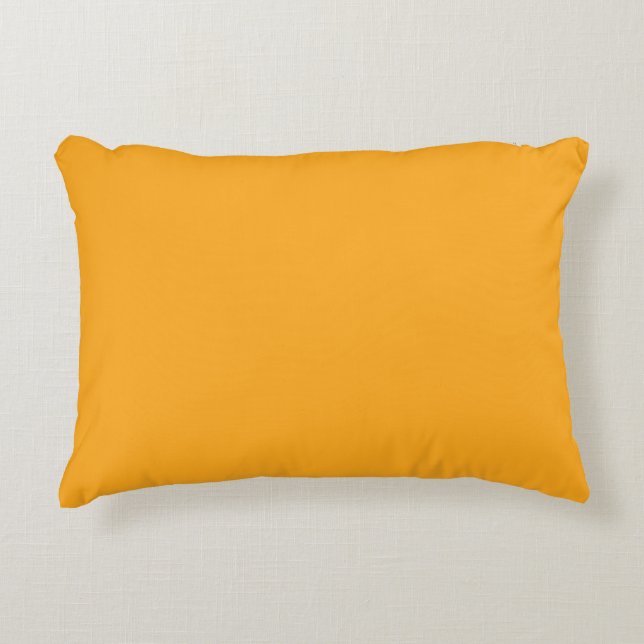  Bright yellow (Crayola) (solid colour)  Decorative Cushion (Front)