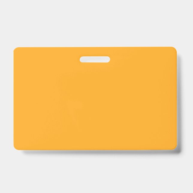  Bright yellow (Crayola) (solid colour)  ID Badge (Front)