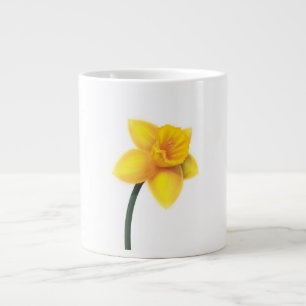 Bright Yellow Daffodil Large Coffee Mug