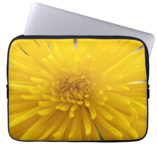Bright Yellow Dahlia Laptop Sleeve