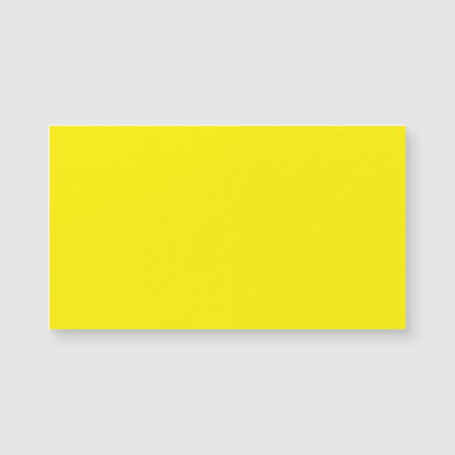 Bright Yellow #FFF3000, Banana Yellow (Front)