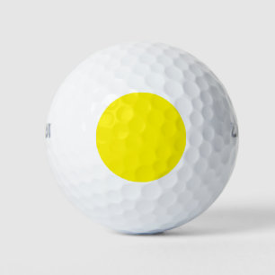 Bright Yellow #FFF3000, Banana Yellow Golf Balls