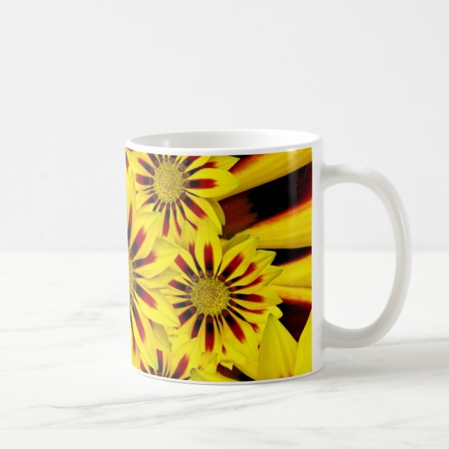 Bright Yellow Flowers Coffee Mug (Right)