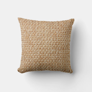 Bright yellow gingham fabric texture. cushion
