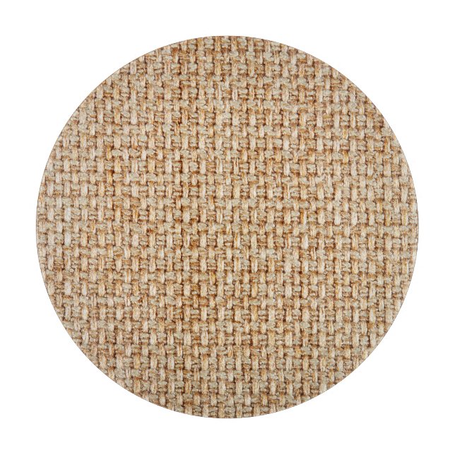 Bright yellow gingham fabric texture. cutting board (Front)