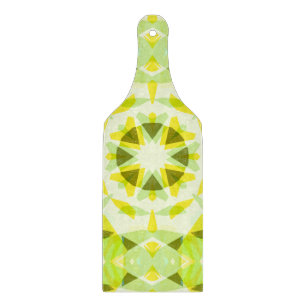 Bright Yellow Green Summer Star Dopamine Decor Cutting Board