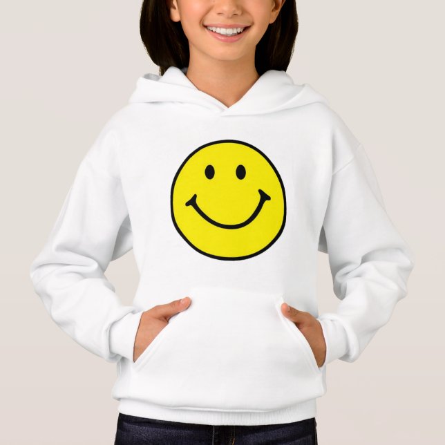 Bright Yellow Happy Smiling Face  (Front)