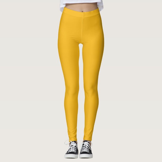 Bright Yellow Leggings (Front)