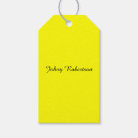 Bright Yellow Plain Elegant Professional Modern