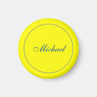 Bright Yellow Plain Elegant Professional Modern