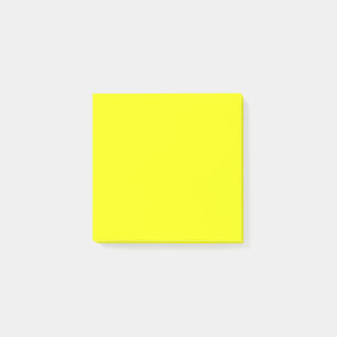 Bright Yellow Plain  Post-it Notes